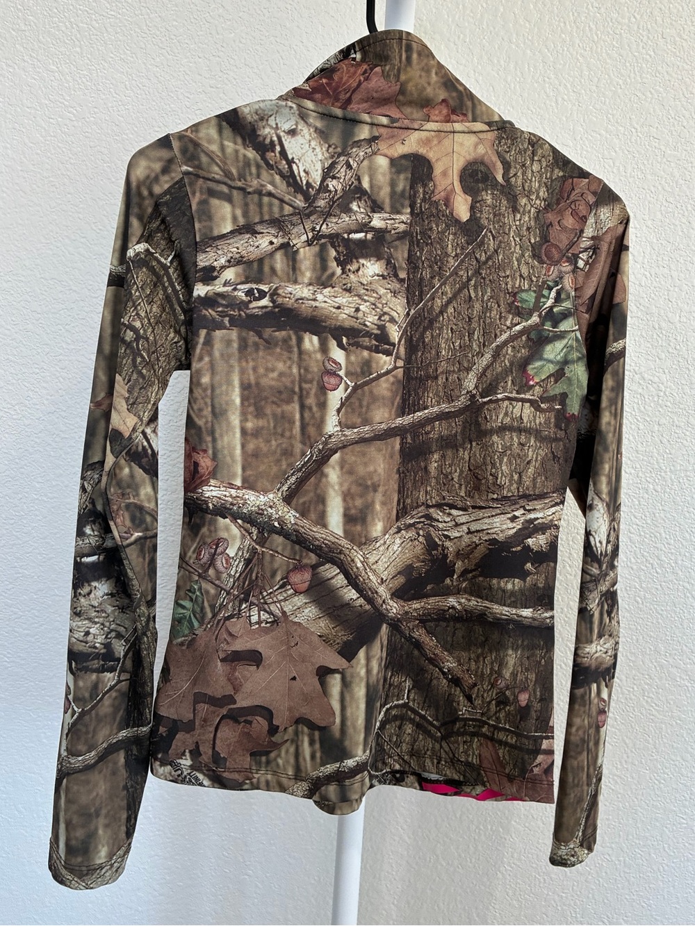 Mossy Oak Break Up 1/4 Zip Performance Camo Long Sleeve Small - Picture 4 of 5